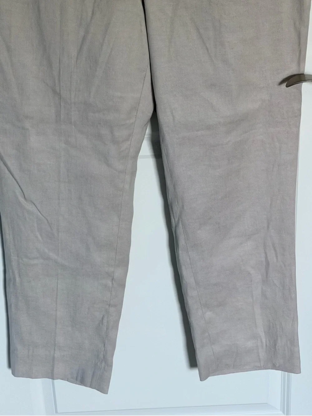 NEW Banana Republic Women's Avery Straight Linen-Cotton Pants Size 14R - 39655
